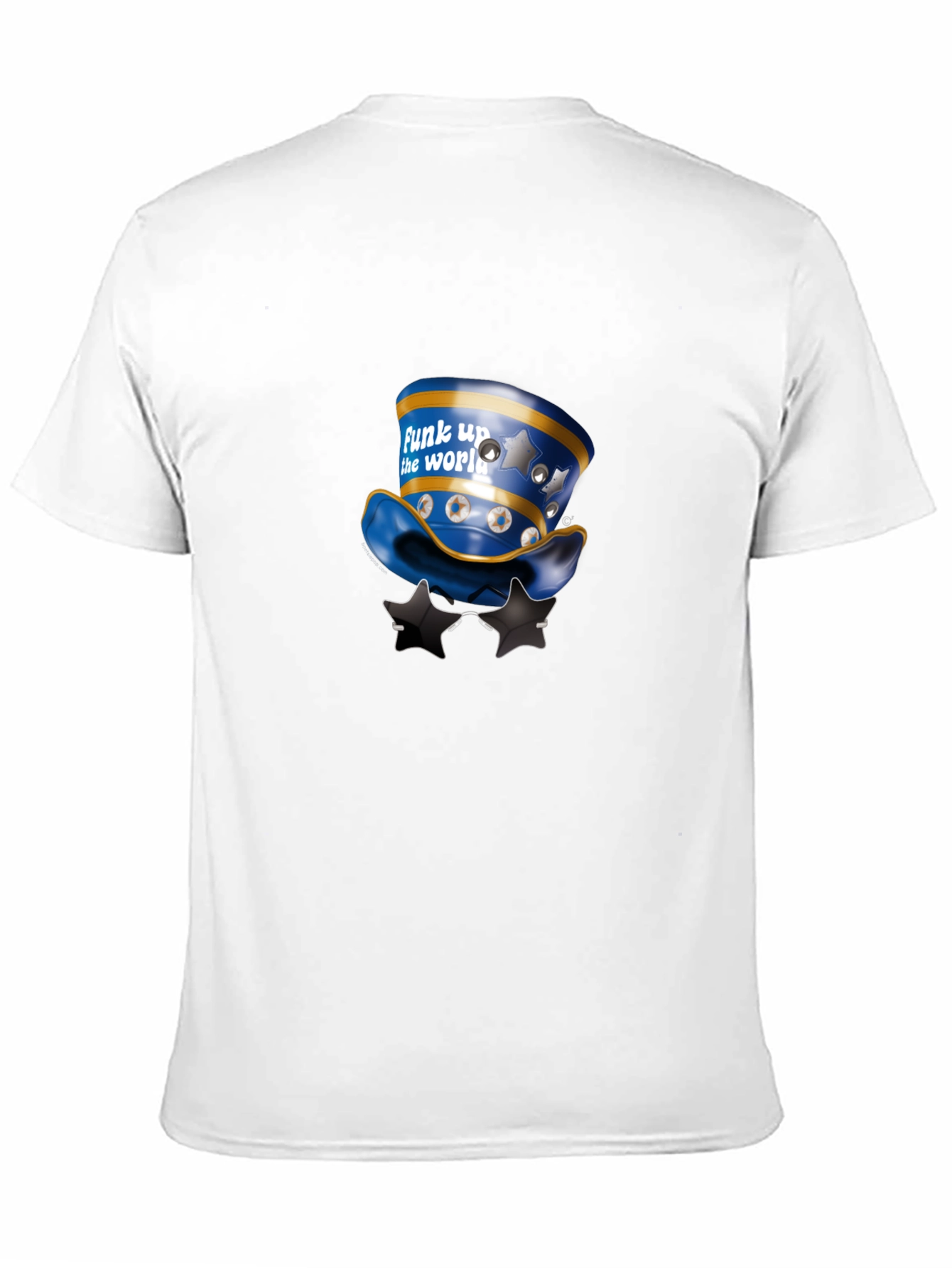 Funky Hat Graphic Black T-Shirt