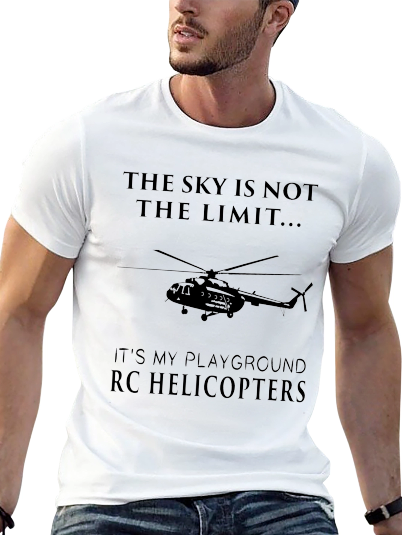 Sky Is Not The Limit RC Helicopters T-Shirt