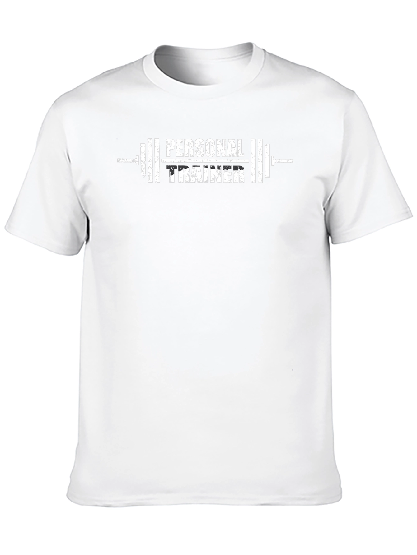 Personal Trainer Barbell Graphic T-Shirt - Gym Workout Fitness Tee