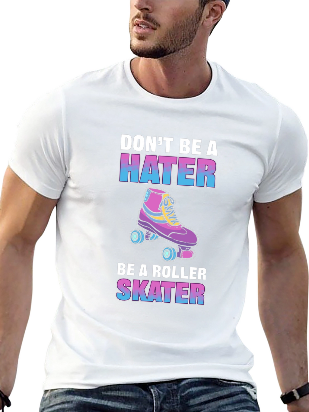 Dont Be a Hater Be a Roller Skater T-Shirt