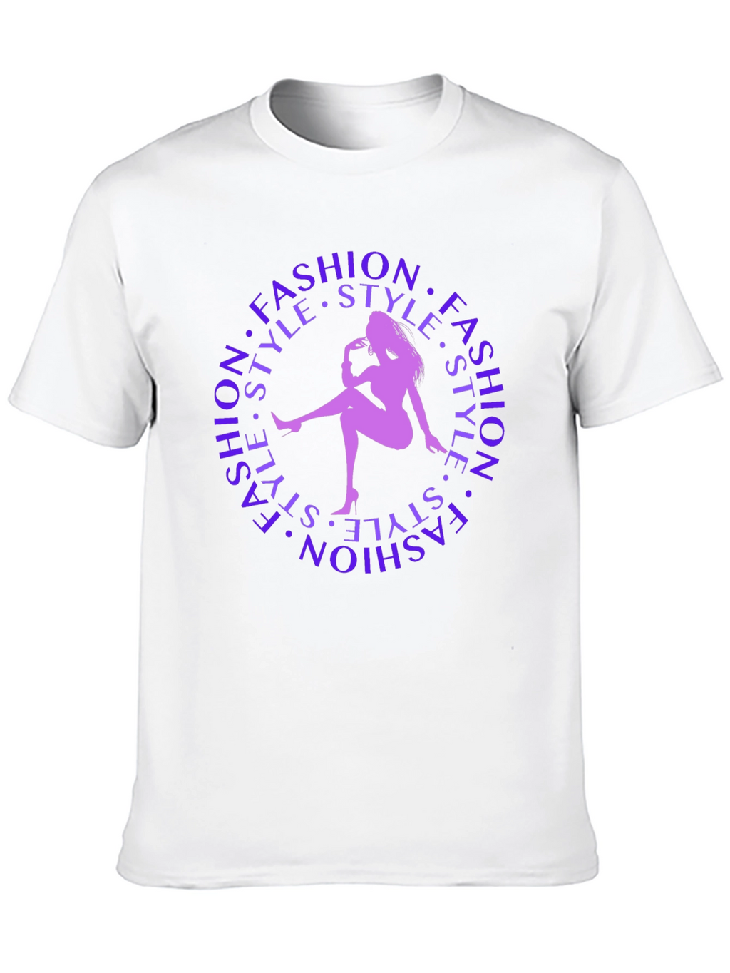 Fashion Style Silhouette Graphic Tee