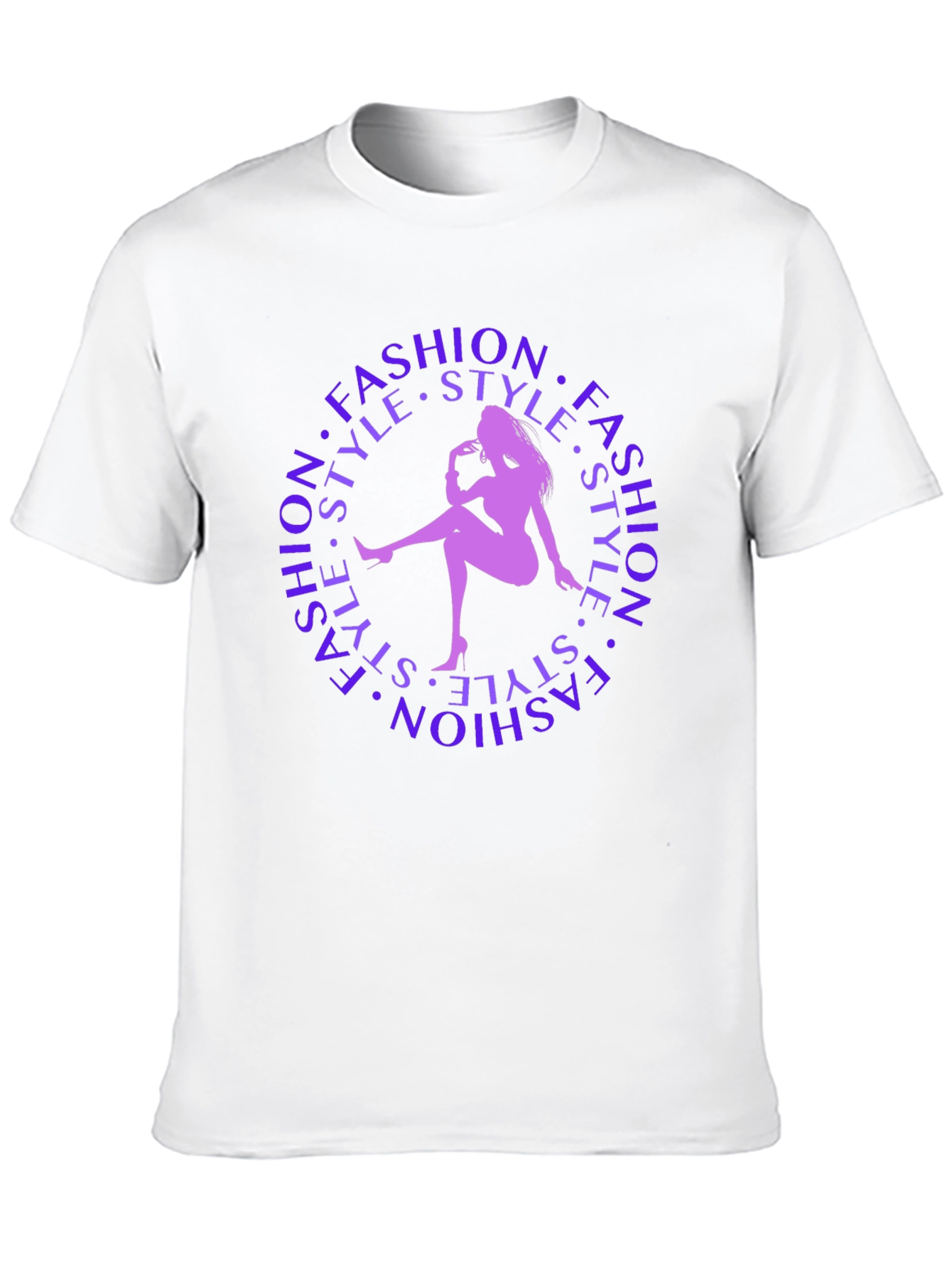 Fashion Style Silhouette Graphic Tee