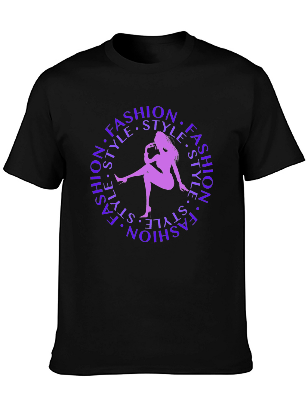 Fashion Style Silhouette Graphic Tee