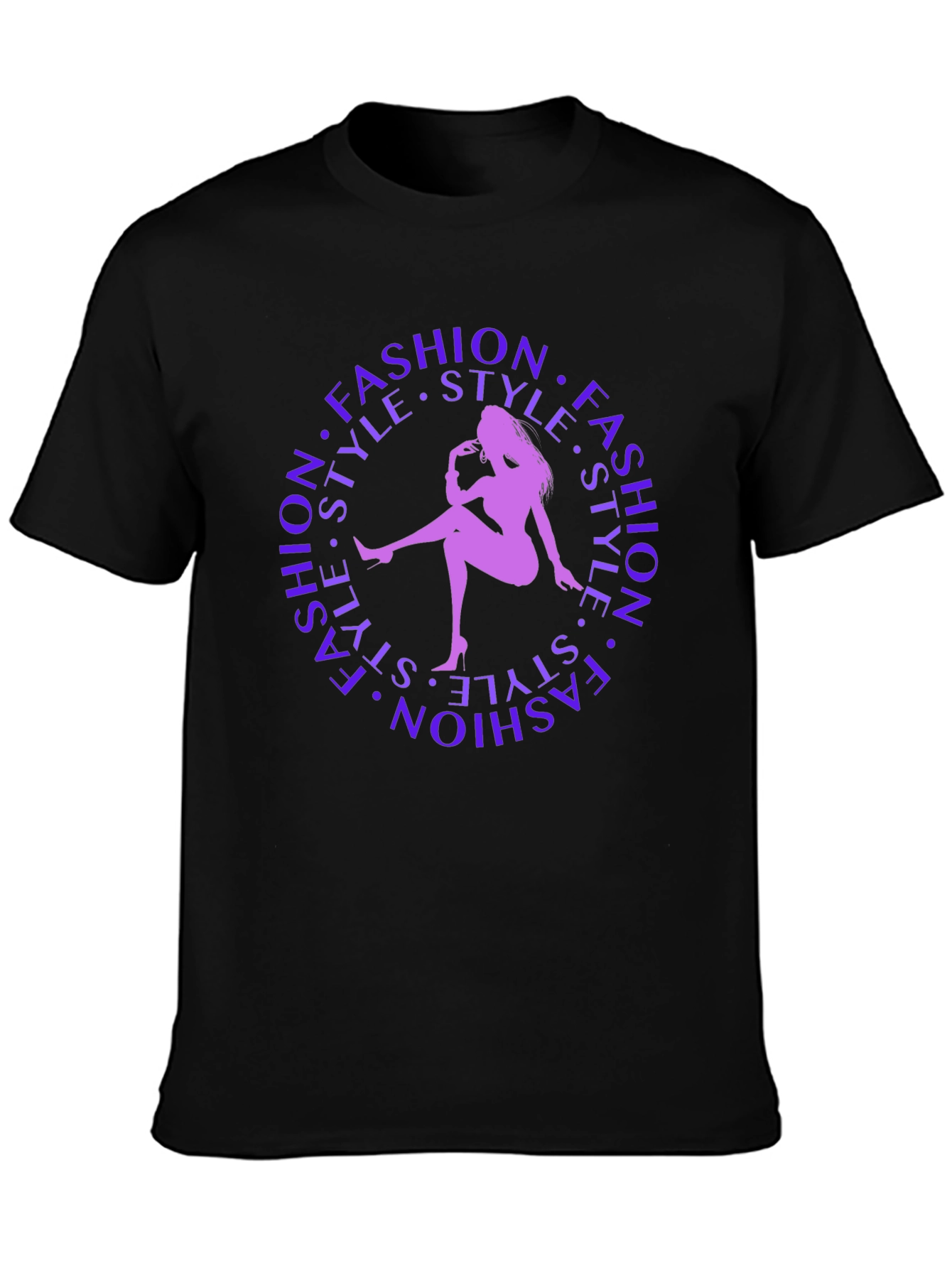 Fashion Style Silhouette Graphic Tee
