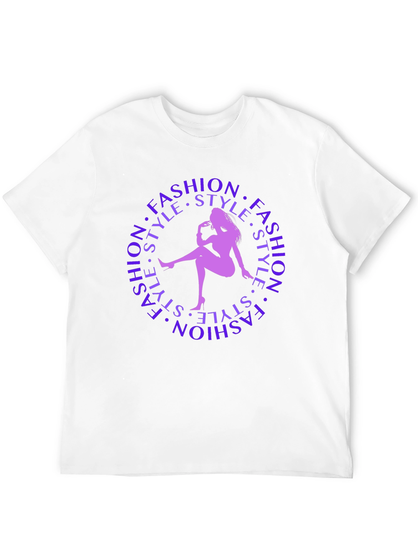 Fashion Style Silhouette Graphic Tee
