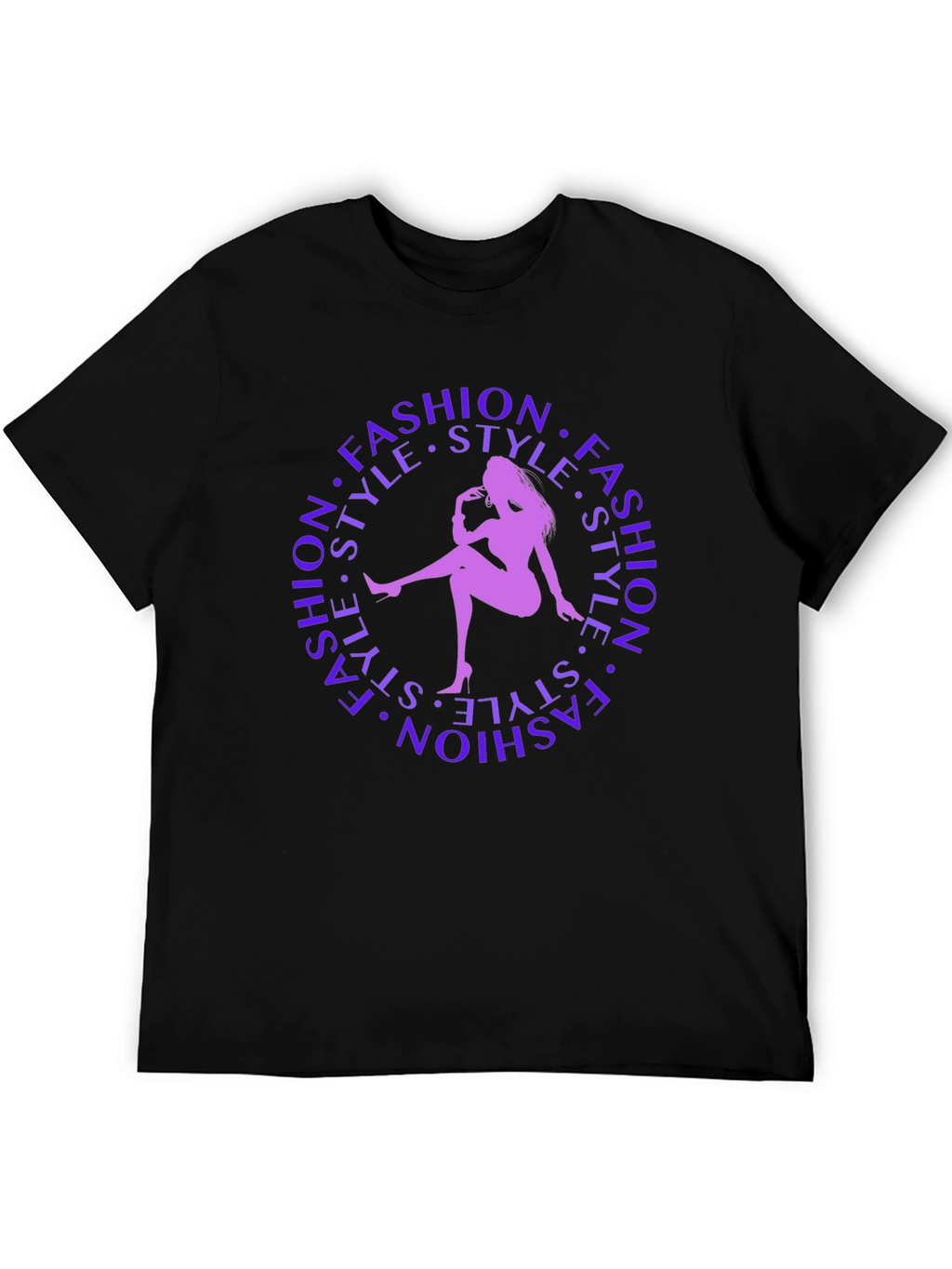 Fashion Style Silhouette Graphic Tee