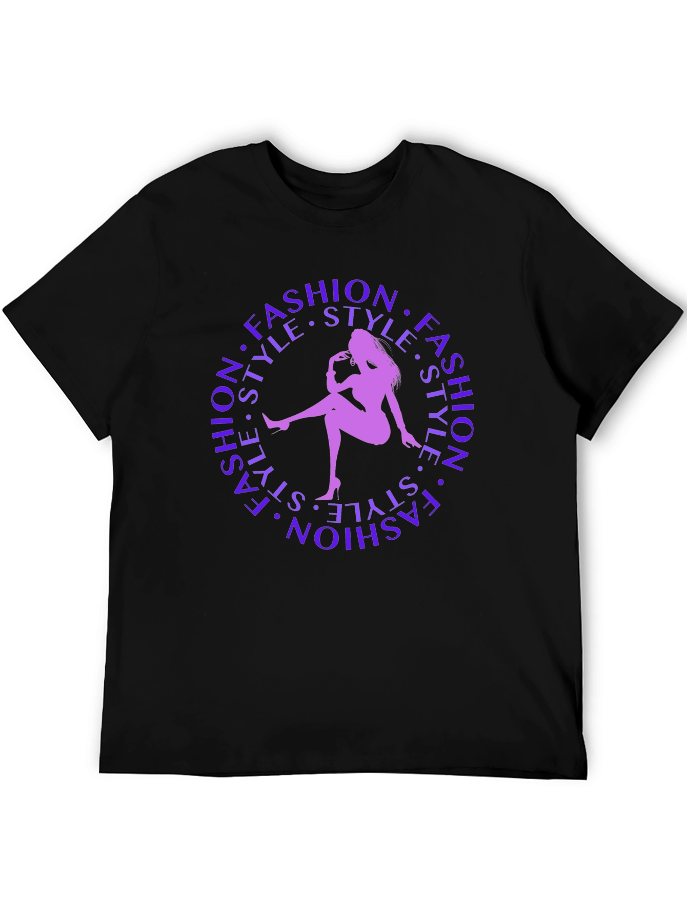 Fashion Style Silhouette Graphic Tee