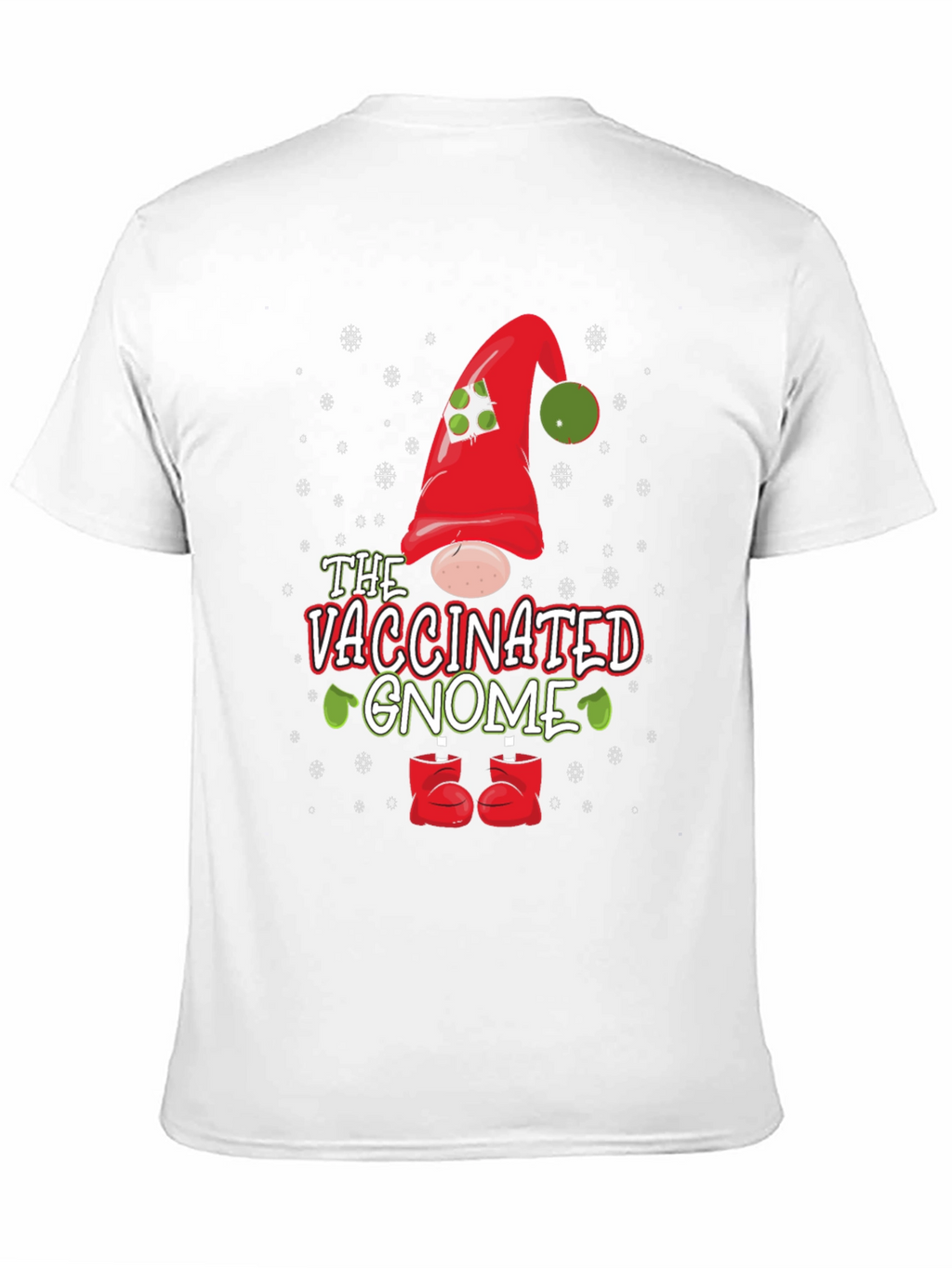 Vaccinated Gnome Holiday T-Shirt