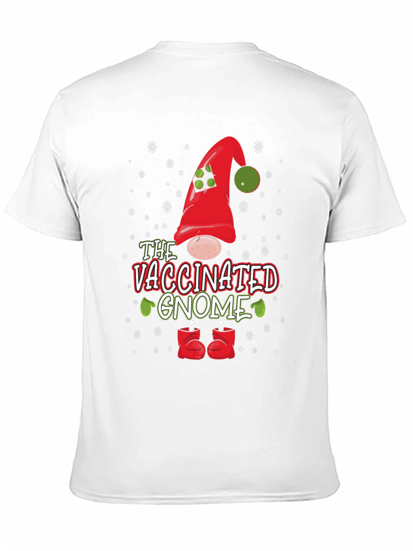 Vaccinated Gnome Holiday T-Shirt