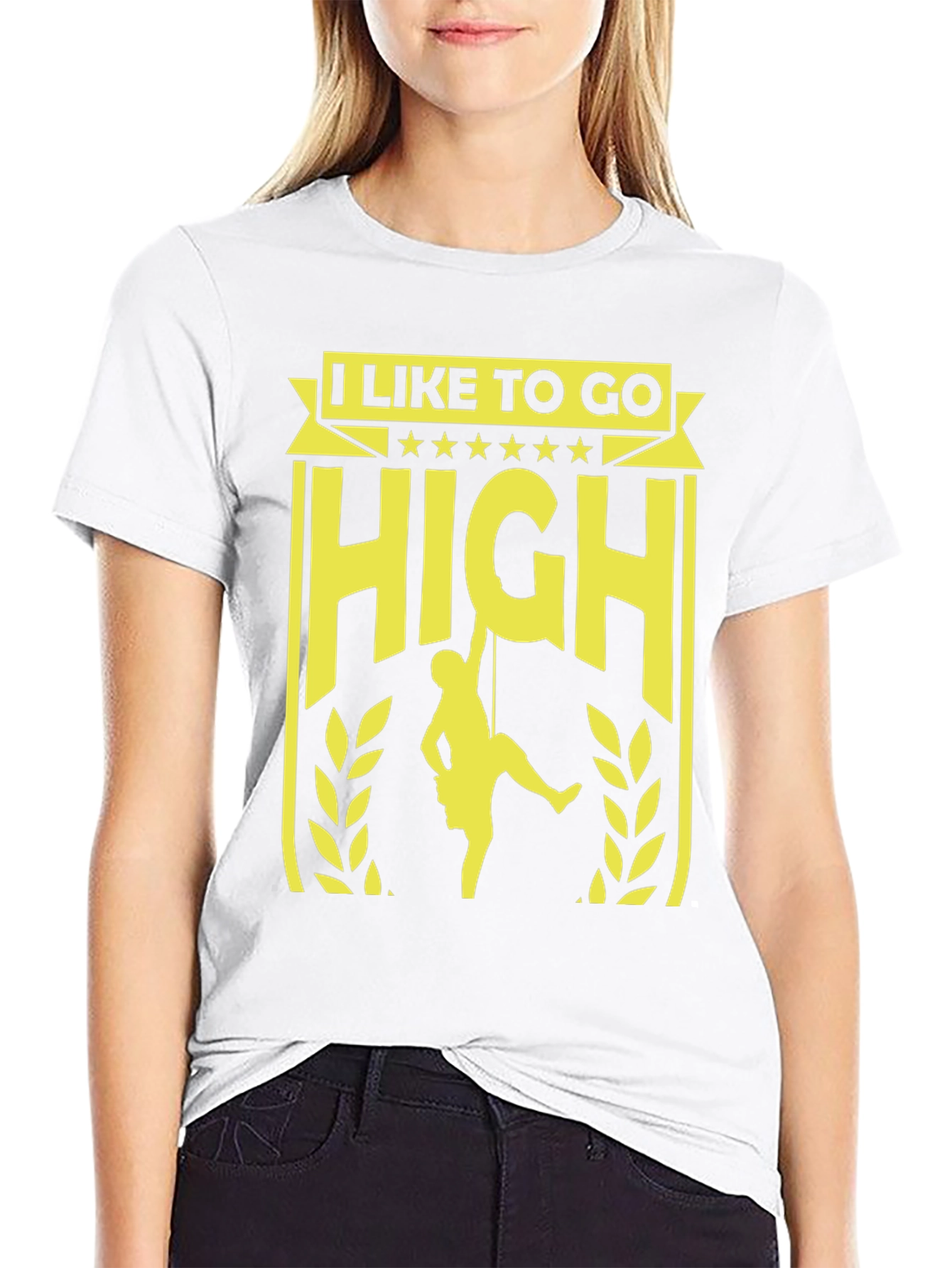 I Like To Go High Rock Climbing T-Shirt