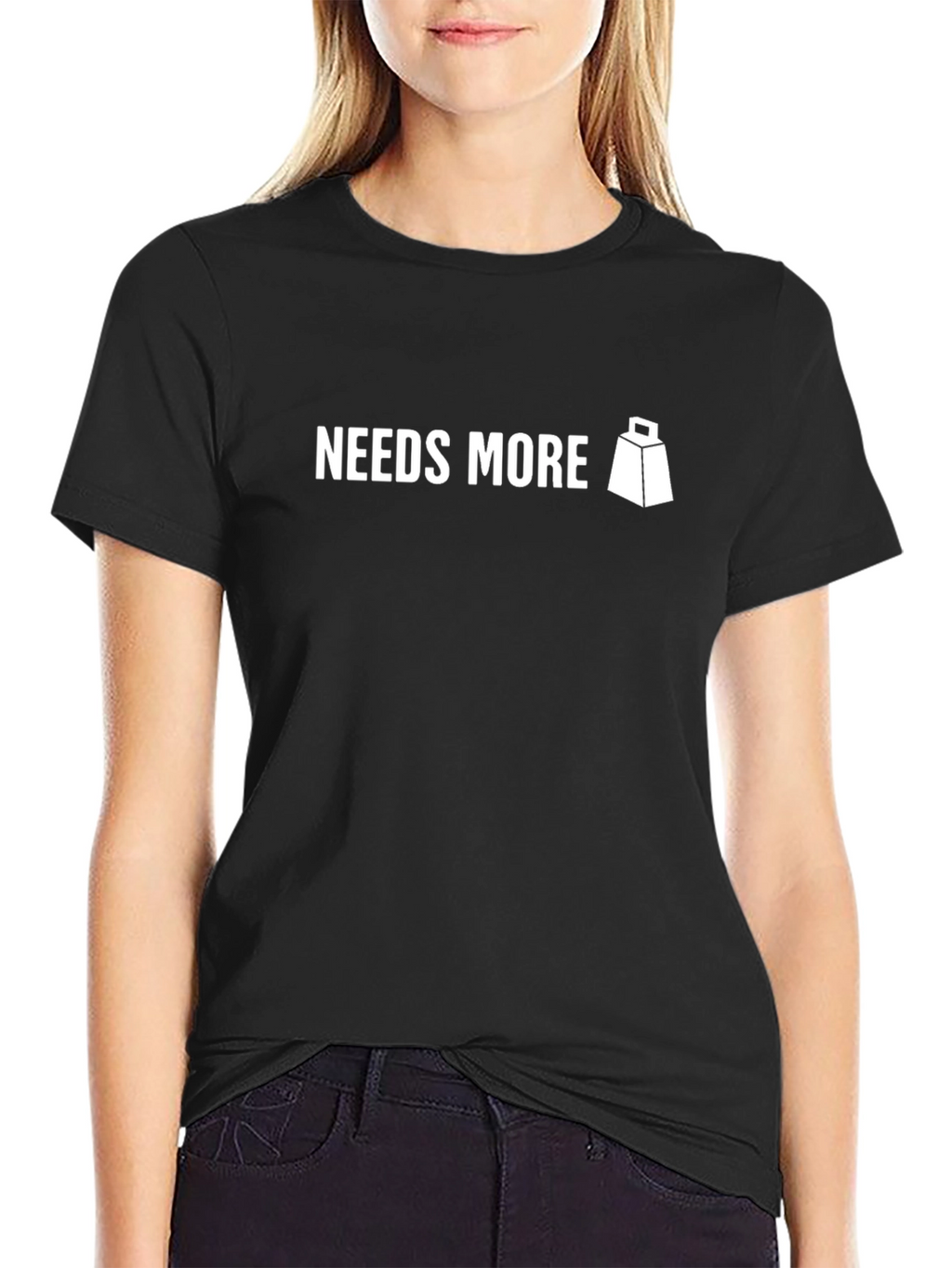 Needs More Cowbell T-Shirt - Classic Black Tee