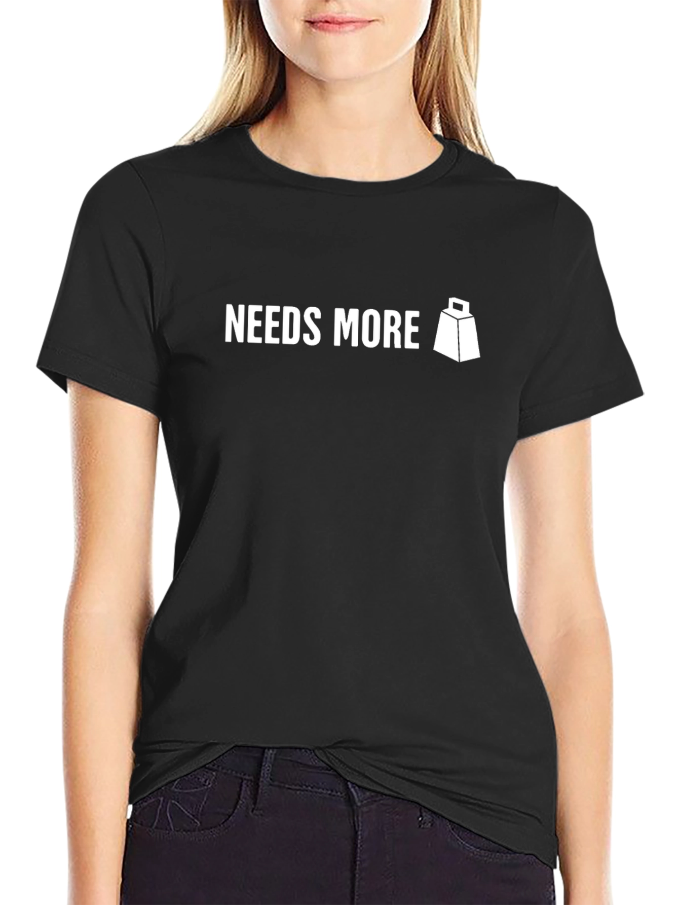 Needs More Cowbell T-Shirt - Classic Black Tee