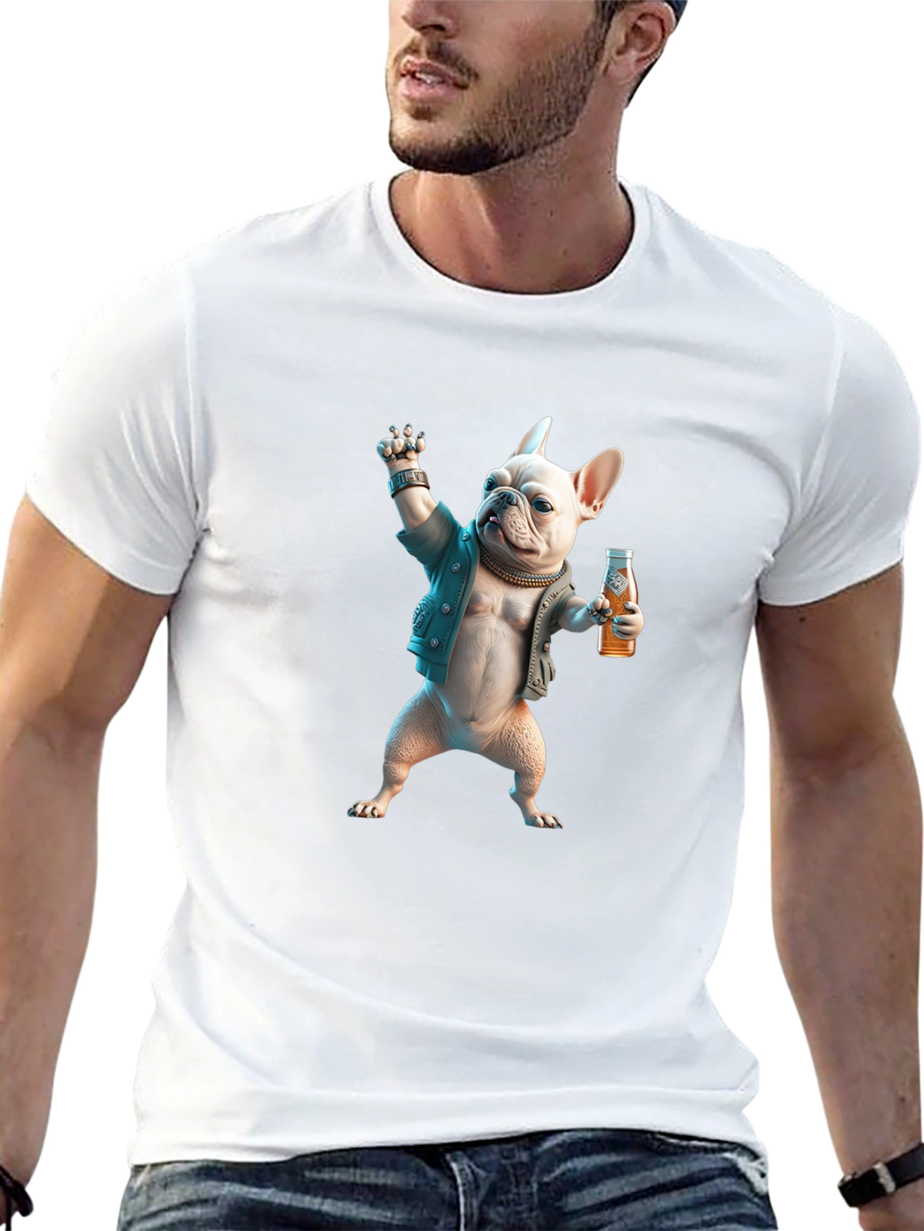 Cool Dog Graphic T-Shirt