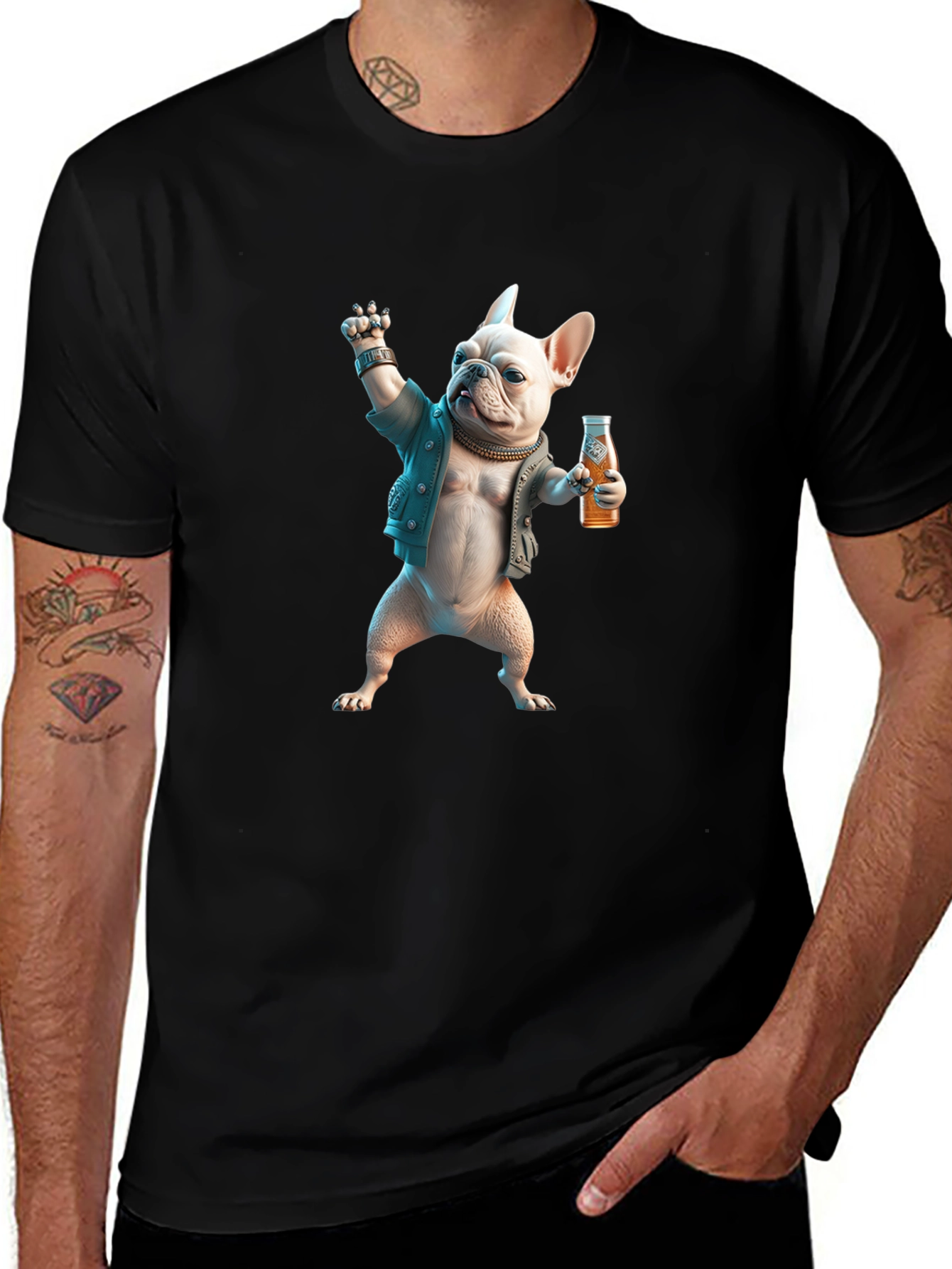 Cool Dog Graphic T-Shirt