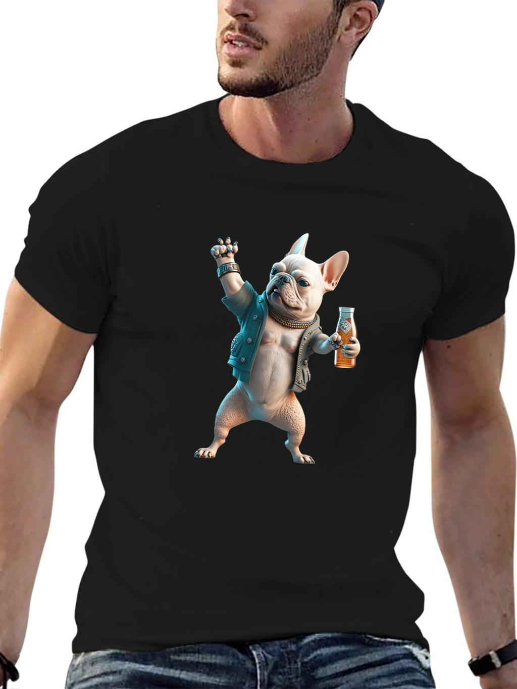 Cool Dog Graphic T-Shirt