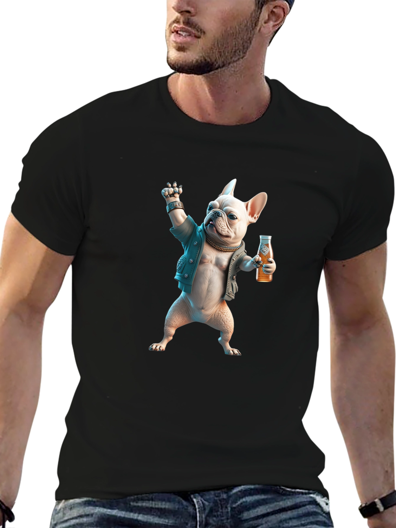 Cool Dog Graphic T-Shirt