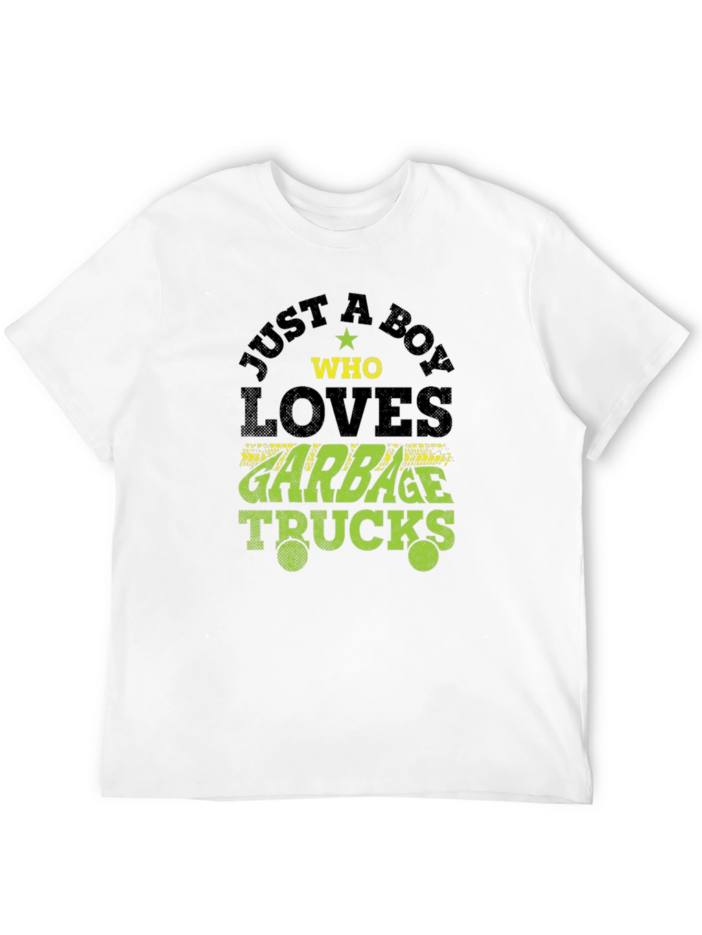 Boy Who Loves Garbage Trucks Graphic T-Shirt