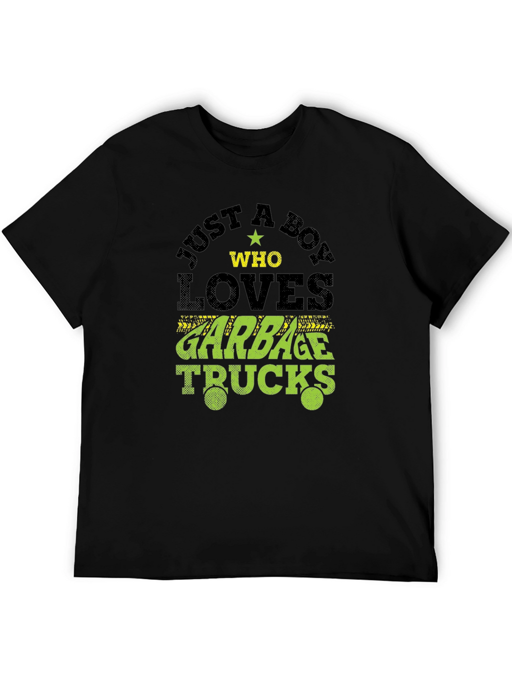 Boy Who Loves Garbage Trucks Graphic T-Shirt