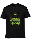 Boy Who Loves Garbage Trucks Graphic T-Shirt