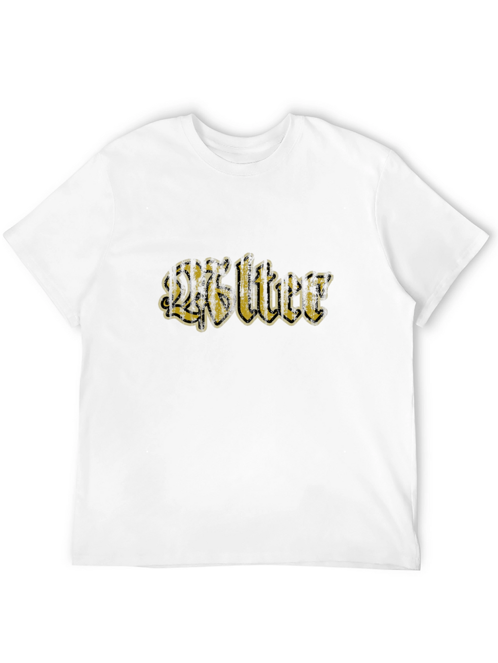 Retro Walter Graphic Black T-Shirt