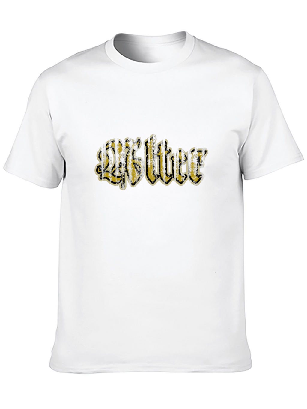 Retro Walter Graphic Black T-Shirt