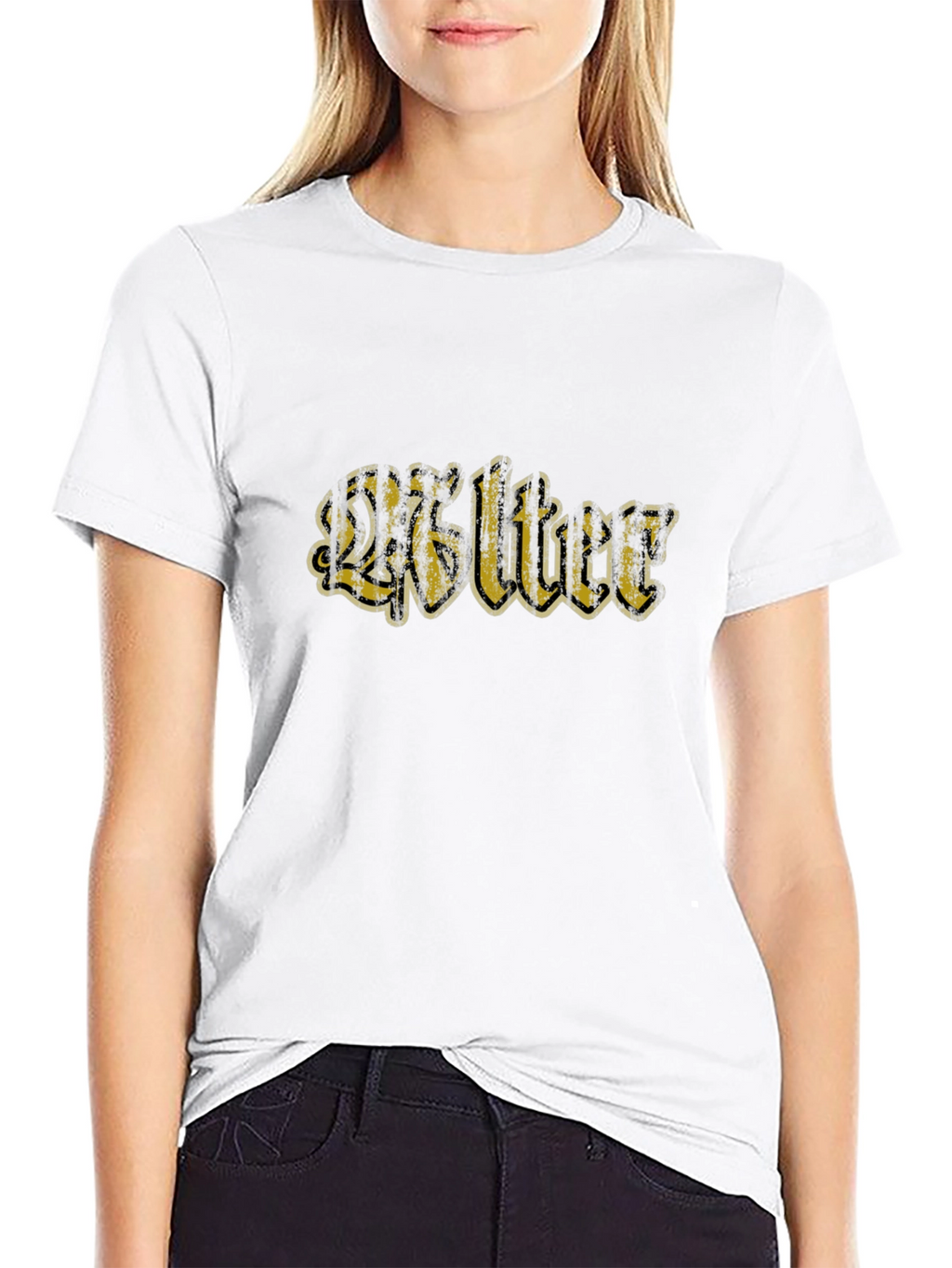 Retro Walter Graphic Black T-Shirt