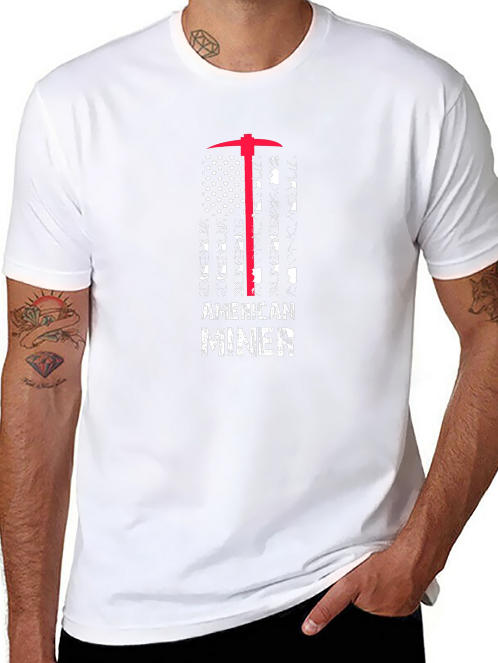 American Miner Graphic Tee - Black